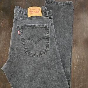 Mens Levi's 502 black jeans
